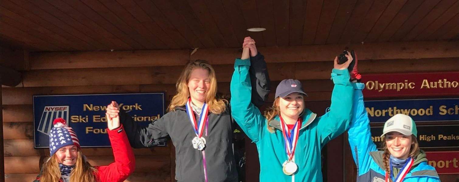 Junior Maggie Munschauer wins U19 NYS Slalom Championship!